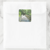 Sticker Carré Psaume 119:105 Ta parole est une lampe... (Sac)