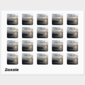 Sticker Carré Psaume 8 Nom Majestic Bible Verse (Feuille)