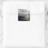 Sticker Carré Psaume 8 Nom Majestic Bible Verse (Sac)