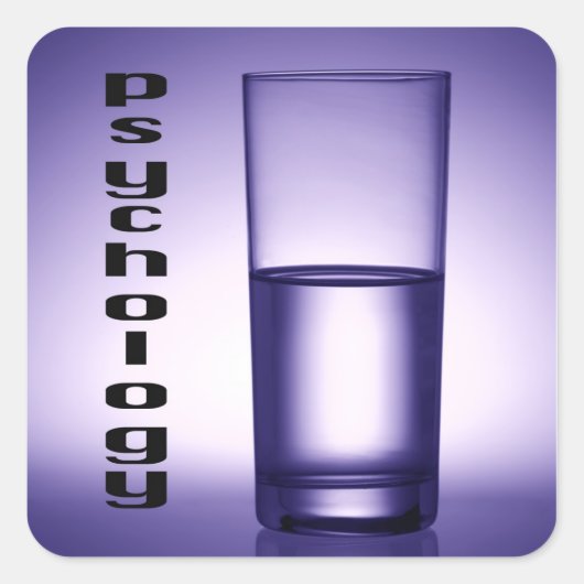 Sticker Carré Psychologie (Devant)
