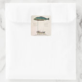 Sticker Carré Publicité par affichage l'abonnement (Sac)