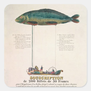 Sticker Carré Publicité par affichage l'abonnement