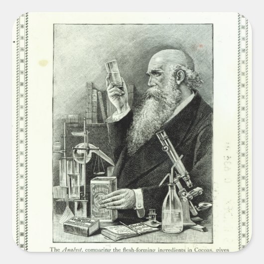 Sticker Carré Publicité pour le cacao de 'Cadbury' (Devant)