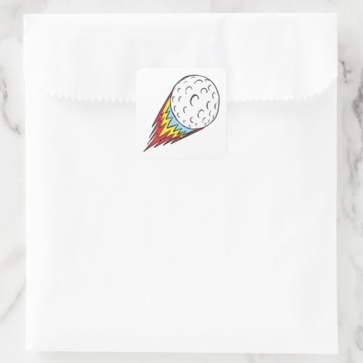 Sticker Carré Puissance brute (Sac)