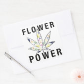 Sticker Carré Puissance de flux (Enveloppe)