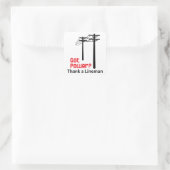 Sticker Carré Puissance obtenue (Sac)