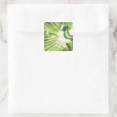 Sticker Carré Puissance verte (Sac)