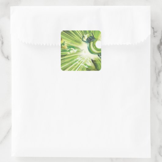 Sticker Carré Puissance verte (Sac)