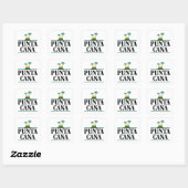 Sticker Carré Punta Cana (Feuille)