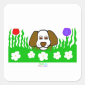 Sticker Carré Pup N Play (Devant)