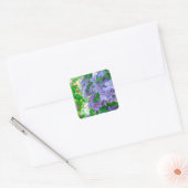 Sticker Carré Purple Clematis flower (Enveloppe)