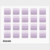 Sticker Carré Purple Ombre rayé (Feuille)