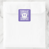 Sticker Carré Purple Up For Military Kids Military Child Mois (Sac)