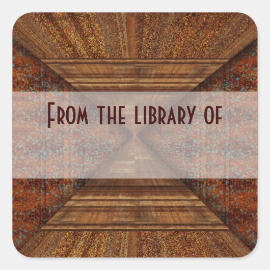 Sticker Carré Pyramide dorée Topaz égyptienne Art Abstrait (Devant)