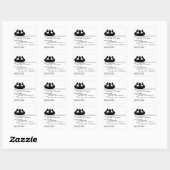 Sticker Carré Python Code-Votre mère était un hamster (Feuille)