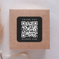 QR Code Site Web Lien Merci Affaires Noir