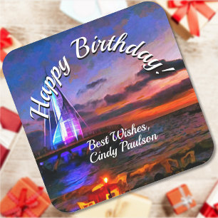 Sticker Carré Quai de Los Muertos Anniversaire 1182