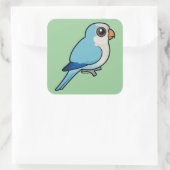 Sticker Carré Quaker bleu (Sac)