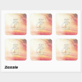 Sticker Carré Quand tu rêves (Feuille)