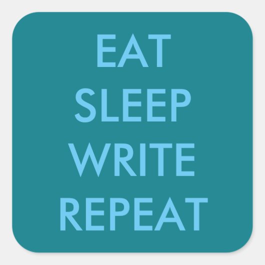 Sticker Carré Que faites-vous ? (Devant)