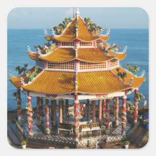 Sticker Carré Que Koh Loi ... Sriracha, Chonburi, Thaïlande