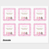 Sticker Carré Queen of the Jungle & Friends (Feuille)