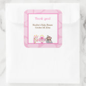 Sticker Carré Queen of the Jungle & Friends (Sac)