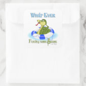 Sticker Carré Quel que soit ce qui flotte votre serpent (Sac)