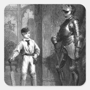 Sticker Carré Quel wicketkeeper gai il ferait