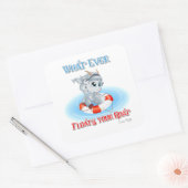 Sticker Carré Quelle que soit la chèvre (Enveloppe)