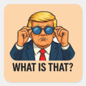 Sticker Carré qu'est-ce (Devant)