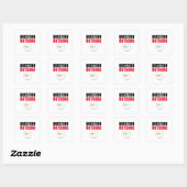 Sticker Carré Question Aucun mouton (Feuille)