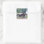 Sticker Carré Quiet Ruler court vers le bas Flat Jack (Sac)