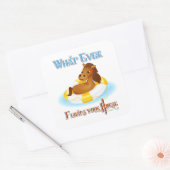 Sticker Carré Quoi qu'il flotte votre cheval 2 (Enveloppe)