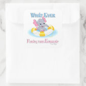 Sticker Carré Quoi qu'il flotte votre éléphant 3 (Sac)