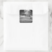 Sticker Carré Quota motivationnel: Everything you want is on... (Sac)