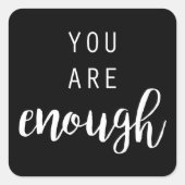 Sticker Carré Quotable III (Devant)