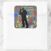 Sticker Carré R U Ready 4 Paintball? (Sac)
