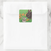 Sticker Carré Rabbit et kit (Sac)