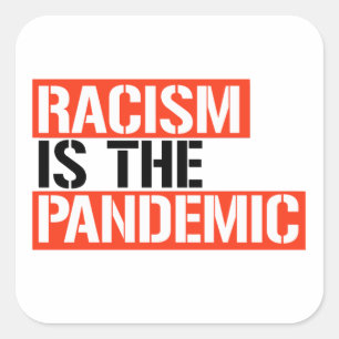Sticker Carré Racism