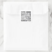 Sticker Carré Radiology Tech Technologist Rad Tech X-Ray Tech (Sac)