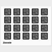 Sticker Carré Radiology Tech Technologist Rad Tech X-Ray Techs (Feuille)