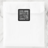 Sticker Carré Radiology Tech Technologist Rad Tech X-Ray Techs (Sac)