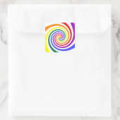 Sticker Carré Rainbow Lollipop (Sac)