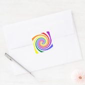 Sticker Carré Rainbow Lollipop (Enveloppe)
