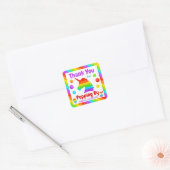 Sticker Carré Rainbow Pop It Fidget Toy Anniversaire (Enveloppe)