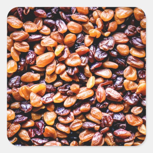 Sticker Carré Raisins (Devant)