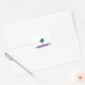 Sticker Carré Raisins Drôles (Enveloppe)