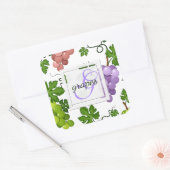 Sticker Carré Raisins et raisins doux (Enveloppe)