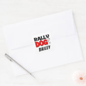 Sticker Carré Rallye Dog Obedience Sport (Enveloppe)